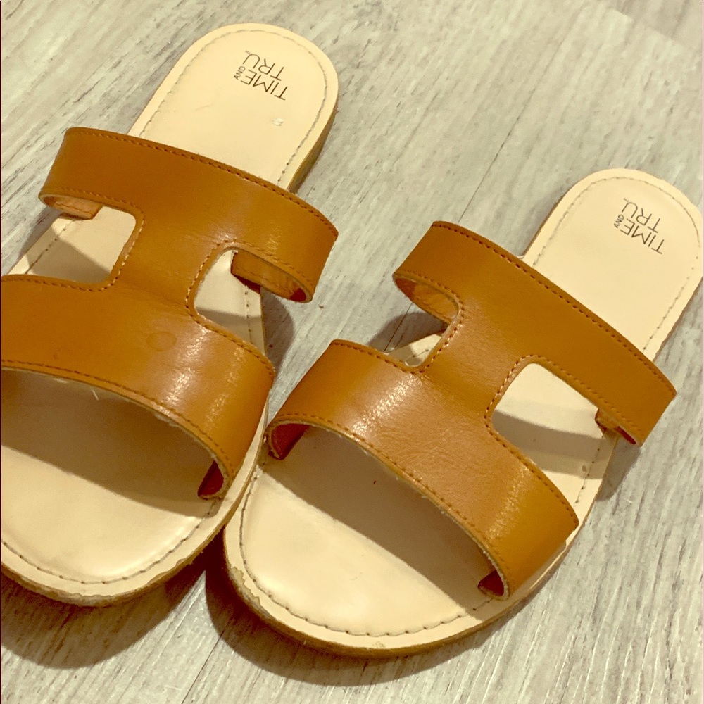 Size Nine Brown Sandals